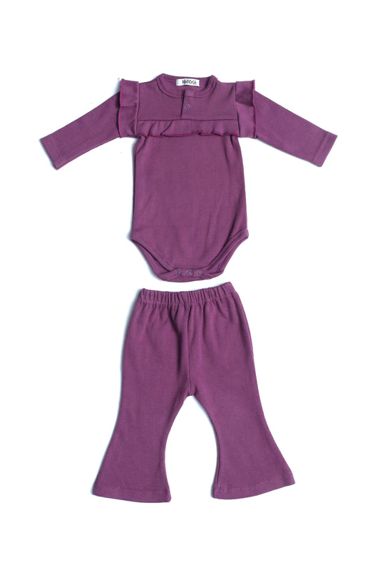 ✨ Snug Style – Romper & Trouser Combo