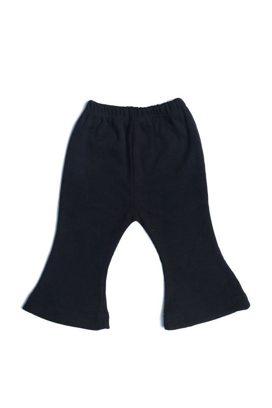 🖤 Little Classic – Romper & Black Trouser Set