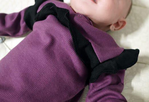 🖤 Little Classic – Romper & Black Trouser Set