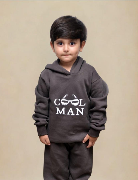 👶Little Explorer – Dark Gray Winter Set