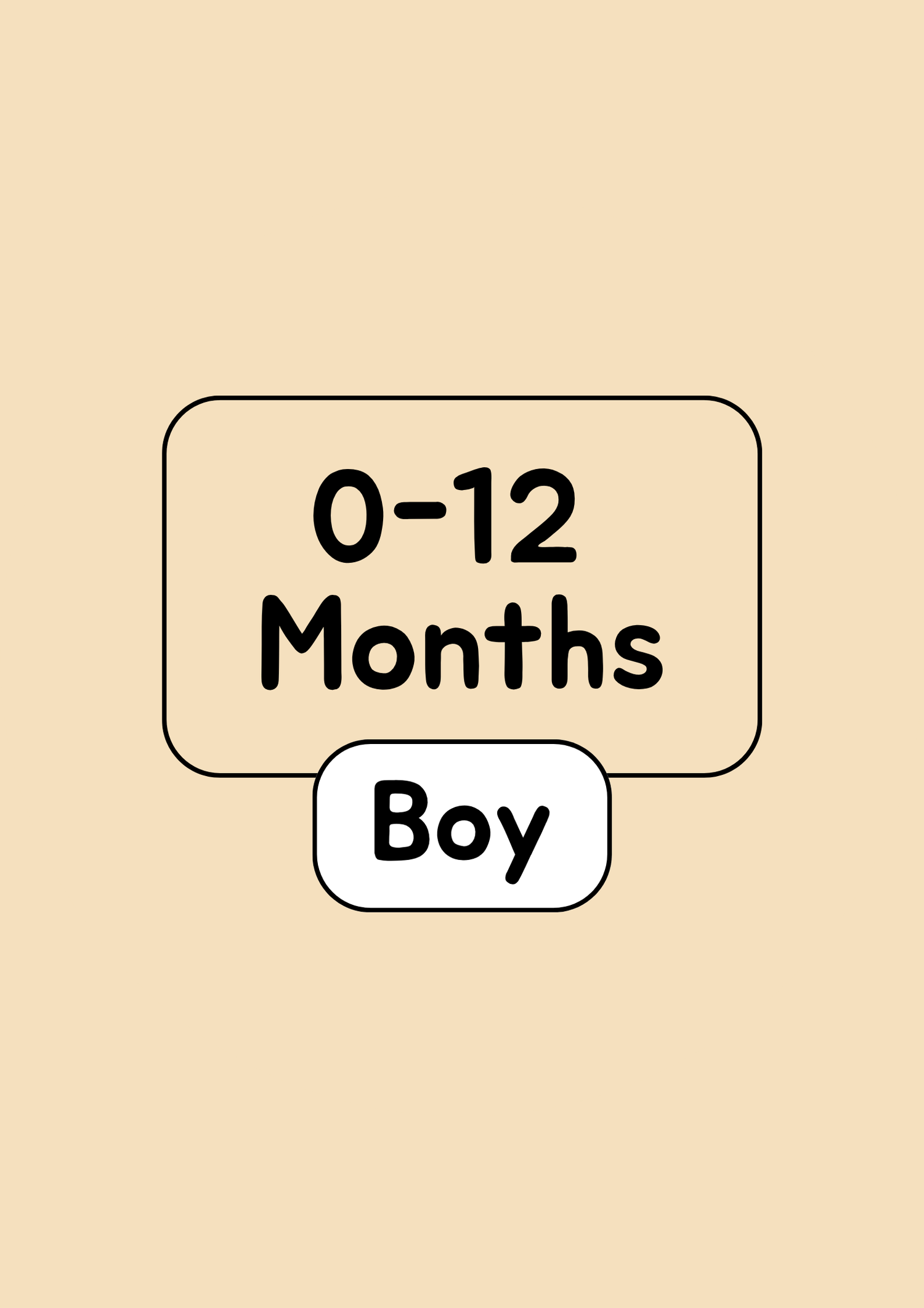 0 to 12 Month Boy