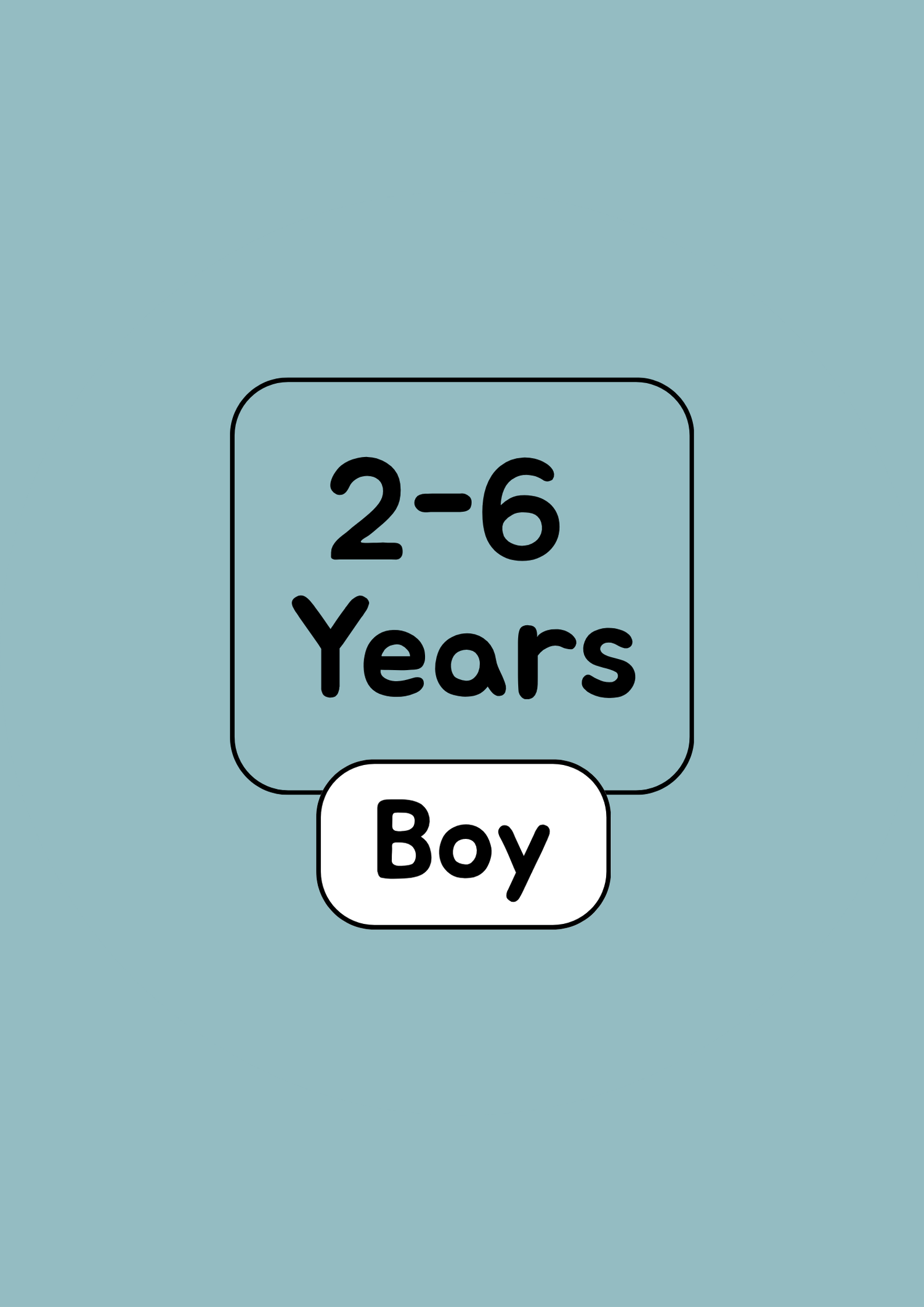 2 to 6 Year Boy