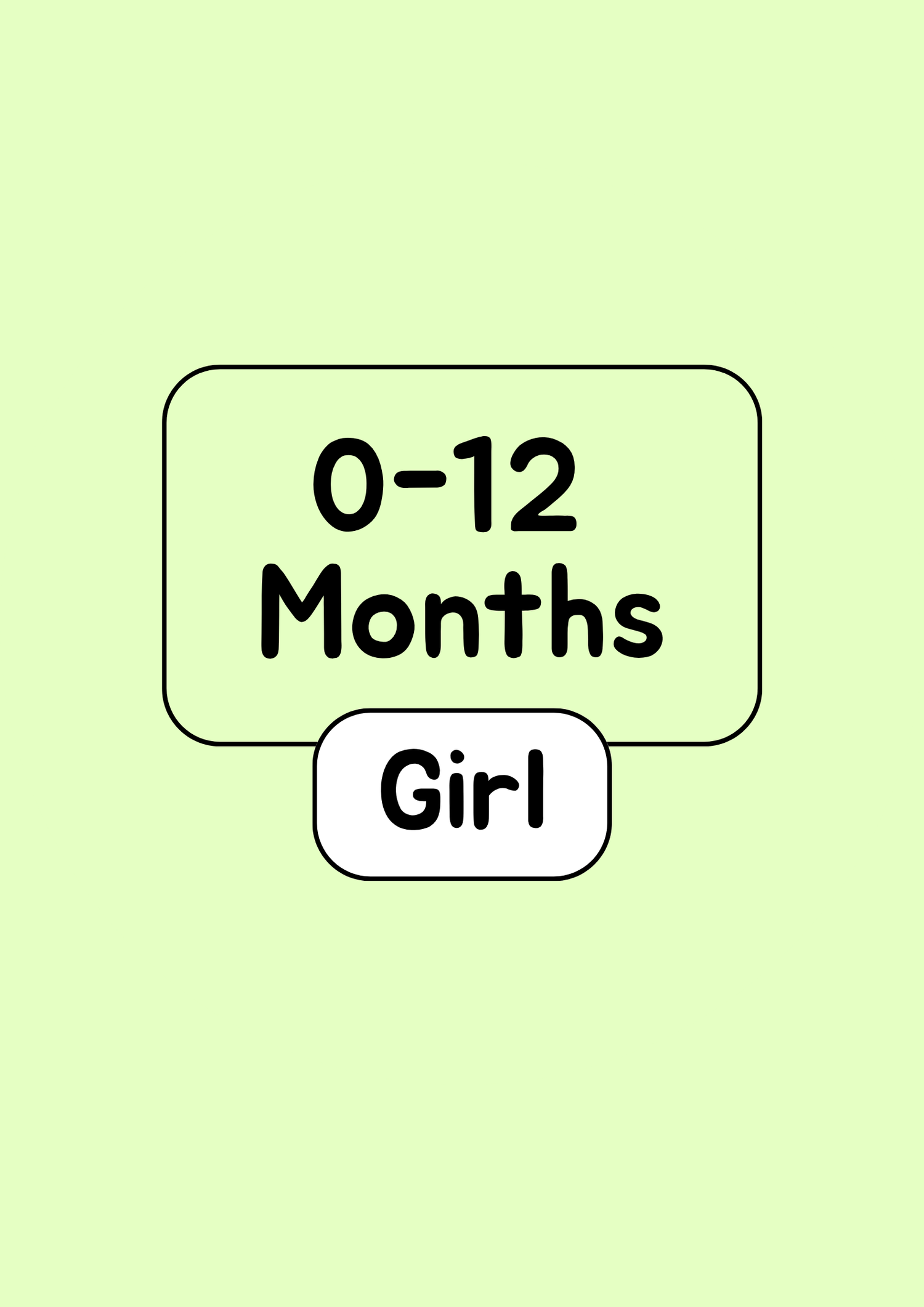 0 to 12 Months Girl