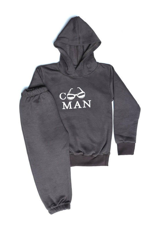 👶Little Explorer – Dark Gray Winter Set