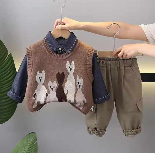 Cozy Cub 3-piece Adorable Winter Set🧸