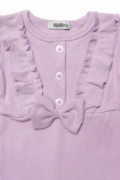 🌸 Snuggle Bloom – Onesie Winter Dress