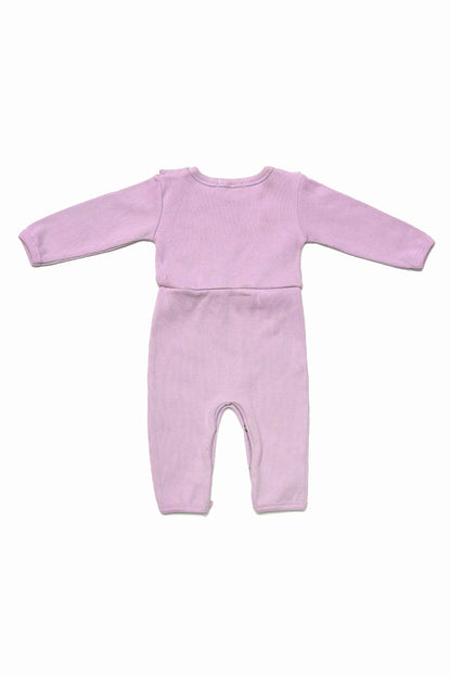 🌸 Snuggle Bloom – Onesie Winter Dress