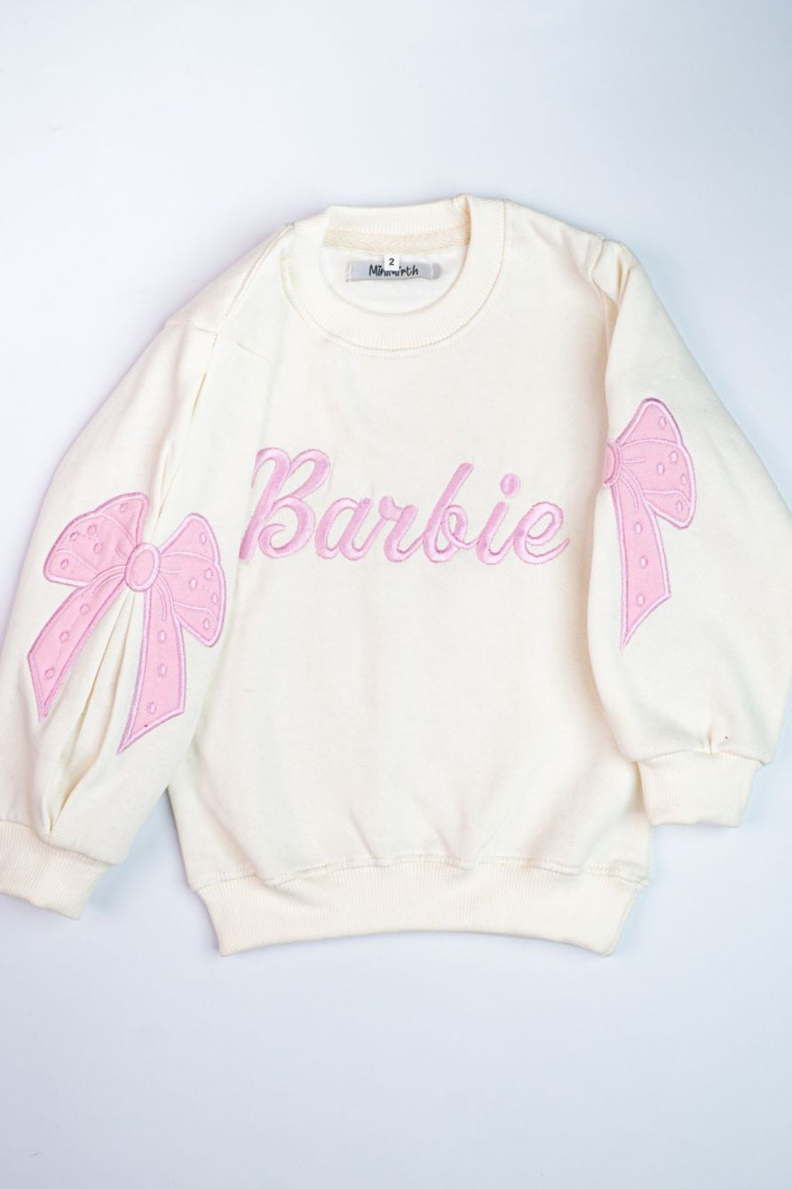Barbie Bow Sweatshirt & Trouser Set 🎀💕❄️