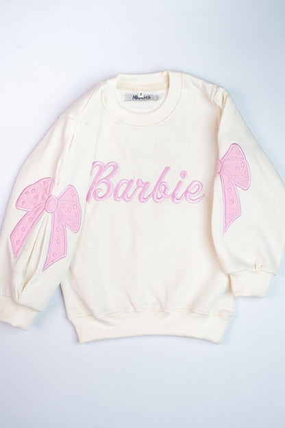 Barbie Bow Sweatshirt & Trouser Set 🎀💕❄️
