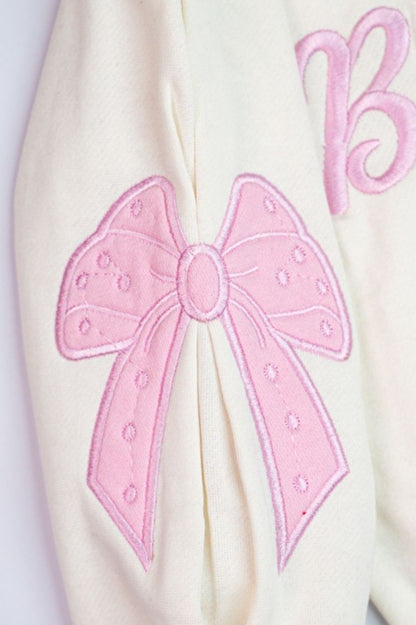 Barbie Bow Sweatshirt & Trouser Set 🎀💕❄️