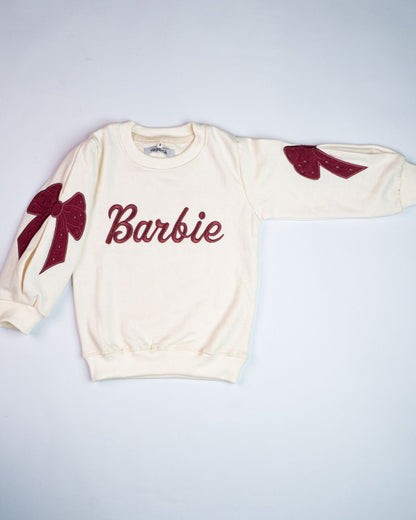 Barbie Bow Sweatshirt & Trouser Set 🎀💕❄️