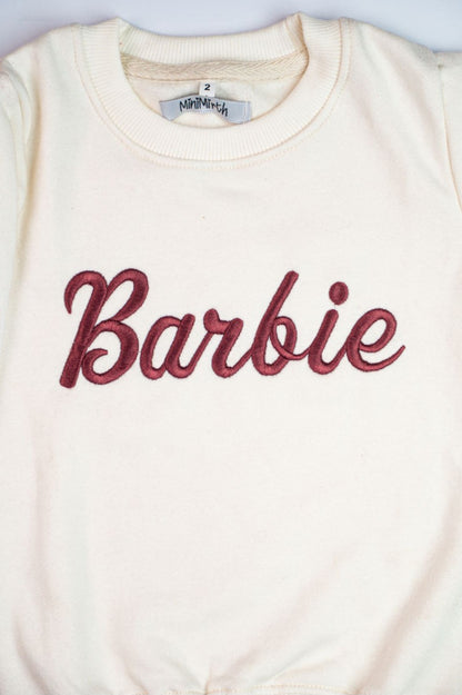 Barbie Bow Sweatshirt & Trouser Set 🎀💕❄️