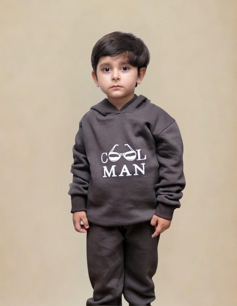 👶Little Explorer – Dark Gray Winter Set