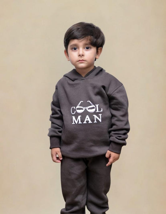 👶Little Explorer – Dark Gray Winter Set