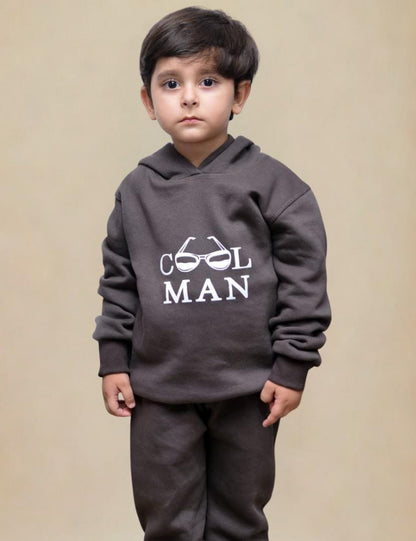 👶Little Explorer – Dark Gray Winter Set