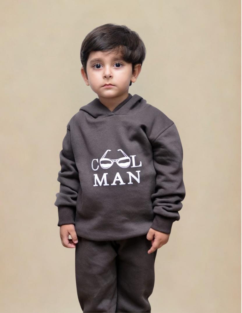 👶Little Explorer – Dark Gray Winter Set