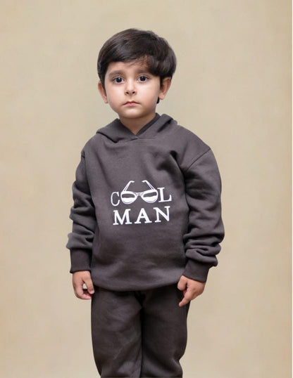 👶Little Explorer – Dark Gray Winter Set