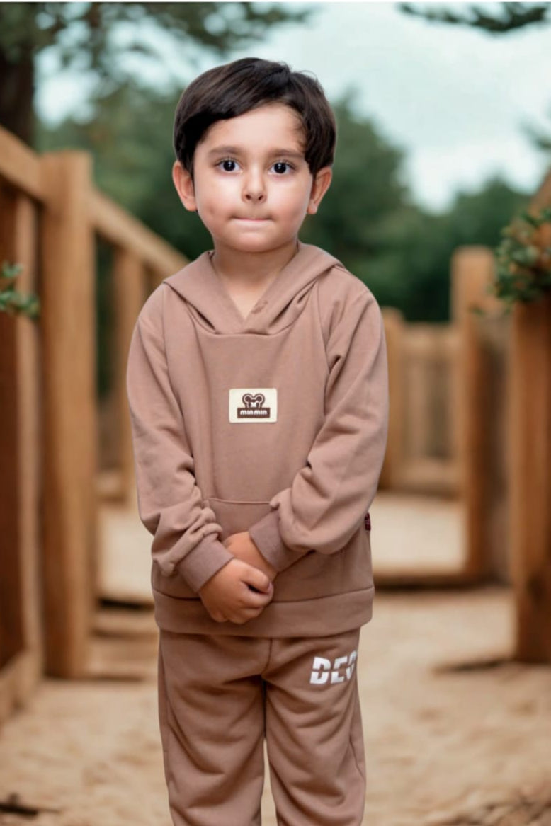 🤎 Little Gentleman – Light Brown Pre-Winter Set