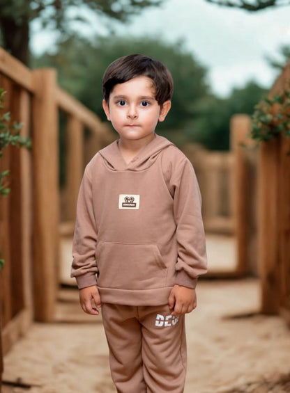 🤎 Little Gentleman – Light Brown Pre-Winter Set