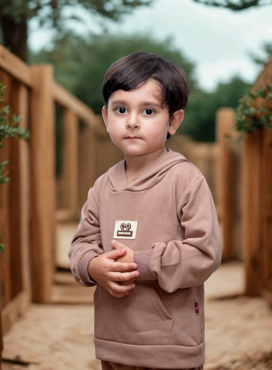 🤎 Little Gentleman – Light Brown Pre-Winter Set