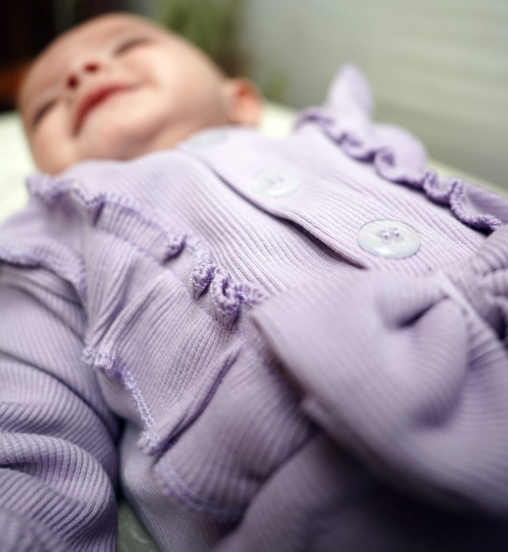 🌸 Snuggle Bloom – Onesie Winter Dress