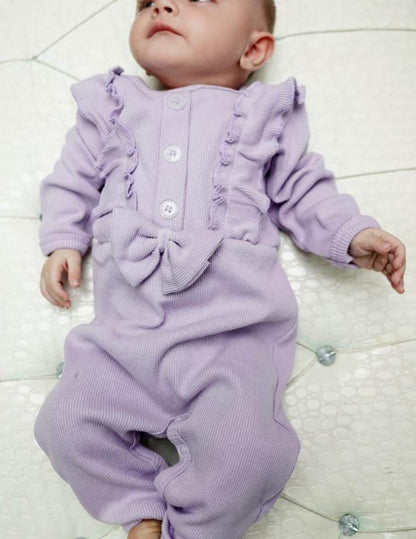 🌸 Snuggle Bloom – Onesie Winter Dress