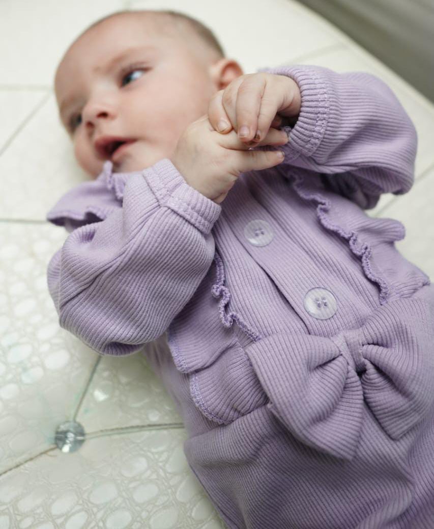 🌸 Snuggle Bloom – Onesie Winter Dress