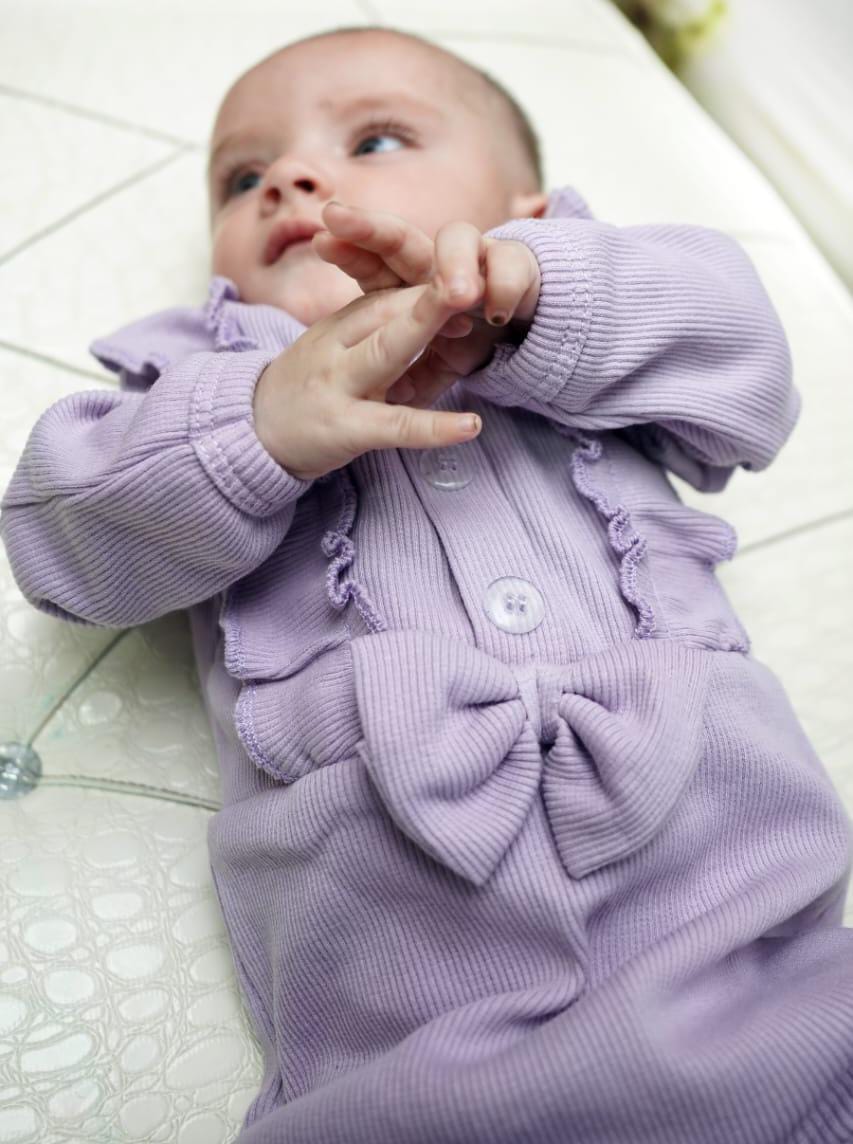 🌸 Snuggle Bloom – Onesie Winter Dress